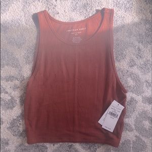 American Eagle cropped tank top, XS, fits true to size.